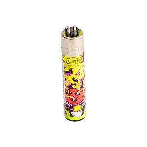 Isqueiro Clipper Grande Mush And Go (Cogumelo) - Amarelo I