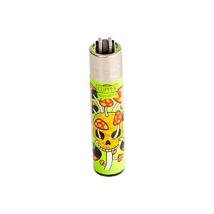 Isqueiro Clipper Grande Mush And Go (Cogumelo) - Verde