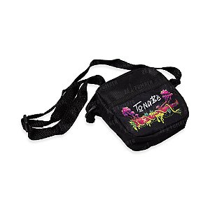 Shoulder Bag Pequena Preta To Na Bê - Cogumelo