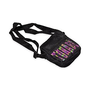 Shoulder Bag Pequena Preta To Na Bê - Monstro