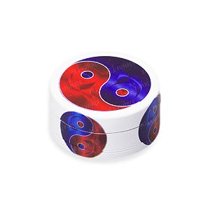 Dichavador de Metal Ying Yang - Mix Azul Vermelho