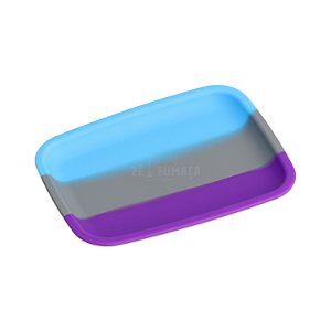 Bandeja de Silicone - Mix Azul Cinza Roxo