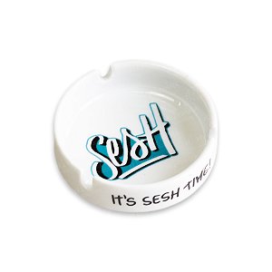 Cinzeiro de Porcelana Pequeno Sesh - Logo