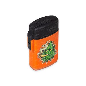 Isqueiro Maçarico Zengaz Bud - Mix Laranja Preto