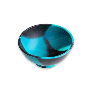 Cuia de Silicone -  Mix Preto Azul