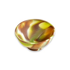 Cuia de Silicone -  Mix Verde Marrom Bege