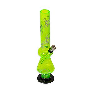 Bong de Acrílico 25 cm - Caveira (Verde)