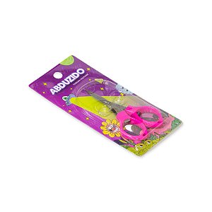Tesoura Abduzido Dobrável - Rosa