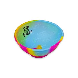 Cuia de Silicone To Na Bê - Mix Rosa Amarelo Azul