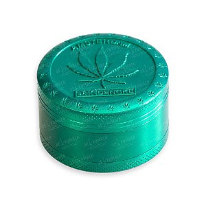 Dichavador de Metal D&K Hemp Leaf - Verde