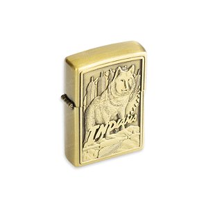 Isqueiro de Fluido Indiana II - Dourado Envelhecido