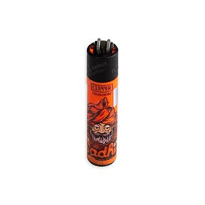 Isqueiro Clipper Grande Sadhu - Laranja 2/6