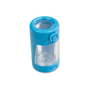 Pote Hermético ABDZ Lupa + Led 60ml - Azul