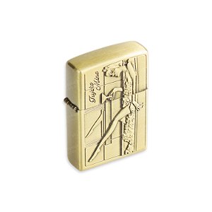 Isqueiro de Fluido Woman VI  - Dourado Envelhecido
