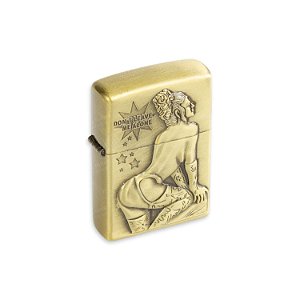Isqueiro de Fluido Woman VIII  - Dourado Envelhecido