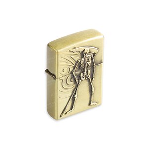 Isqueiro de Fluido Esqueleto I - Dourado Envelhecido