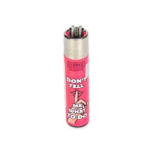 Isqueiro Clipper Grande Namaste Bitches - Don't Tell Me What To Do