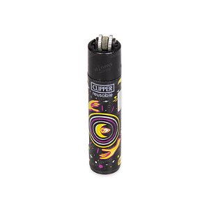 Isqueiro Clipper Grande Taroting 1 - (Lua) Preto