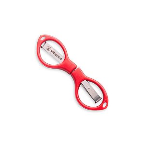 Tesoura Dobrável Abduzido - Vermelho