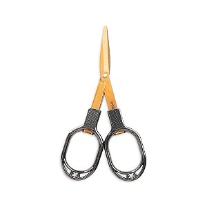 Tesoura Abduzido Dobrável Prime - Preto / Dourado