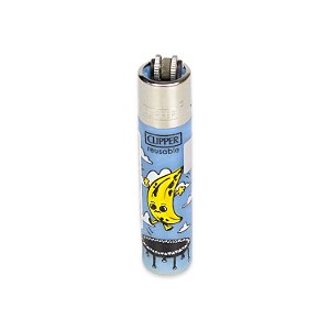 Isqueiro Clipper Grande Trampolining - Banana