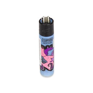 Isqueiro Clipper Grande My Heart - Azul