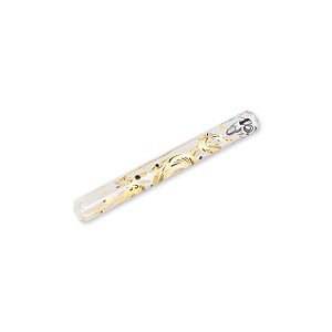 Piteira de Vidro Longa Oikos 7mm - Cobra Dourado