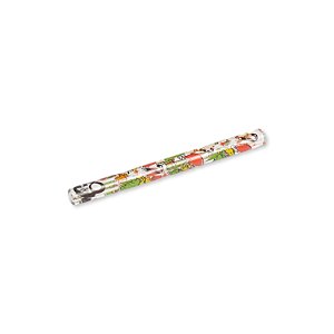 Piteira de Vidro Longa Oikos 6mm - Enfeites Natal