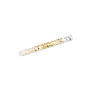 Piteira de Vidro Longa Oikos 6mm - Cobra Dourado