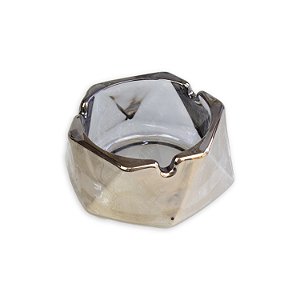 Cinzeiro de Vidro Diamond (Diamante) - Preto