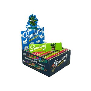 Caixa de Seda Smoking Kukuxumusu King Size Slim - Display com 50