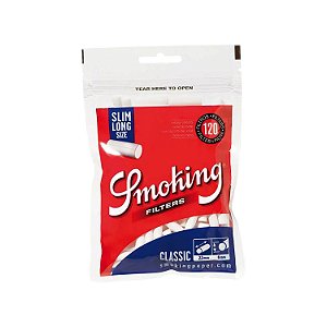 Filtro Smoking Slim Longo 6mm c/120
