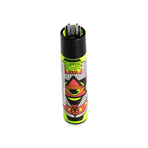 Isqueiro Clipper Grande  New Order - Verde