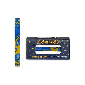 Piteira de Vidro Signo Aquário – Hippie Bong 6mm
