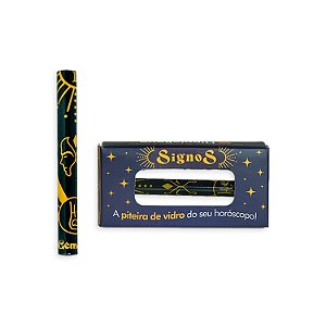 Piteira de Vidro Signo Gêmeos – Hippie Bong 6mm