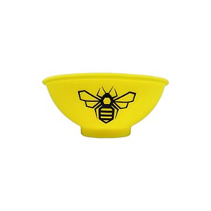 Mini Cuia de Silicone Cultura Dab - Amarelo