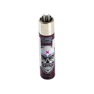 Isqueiro Clipper Grande X Boys - Caveira 2/4
