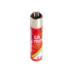 Isqueiro Clipper Grande Gamer 4 Life – Vermelho
