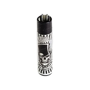 Isqueiro Clipper Grande Party Skulls – 1/4