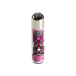 Isqueiro Clipper Grande Samurai Masks – Rosa