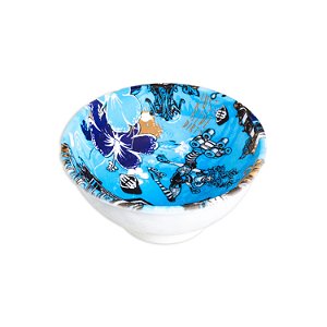 Cuia de Silicone - Hibiscus Blue