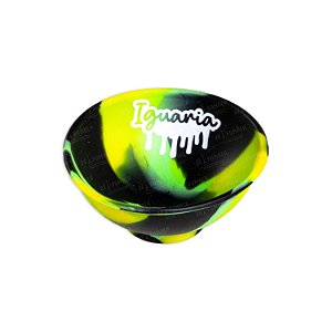 Cuia de Silicone Iguaria - Mix Amarelo e Preto