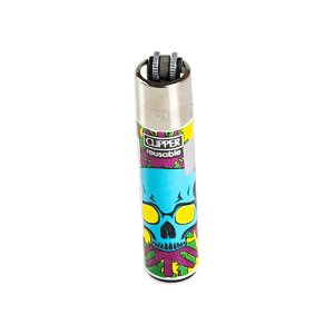 Isqueiro Clipper Grande Colorful Skulls I - 1/4