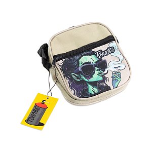 Shoulder Bag Pequena ToNaBê Zombie Girl- Branca