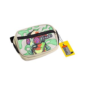 Shoulder Bag Grande ToNaBê Papagaio- Branca