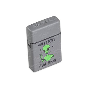 Isqueiro Maçarico Zengaz Alien - Cinza