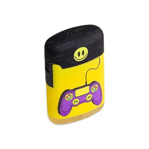 Isqueiro Maçarico Zengaz Controle Roxo- Mix Amarelo Preto