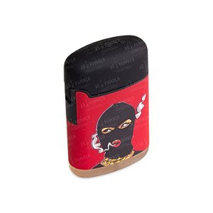 Isqueiro Maçarico Zengaz Girl Smoking - Mix Vermelho e Preto