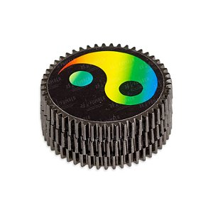 Dichavador de Metal Ying Yang - Engrenagem Preto