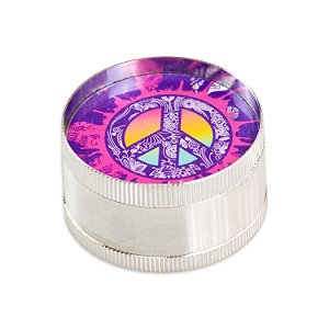 Dichavador de Metal Peace - Mix Roxo e Rosa
